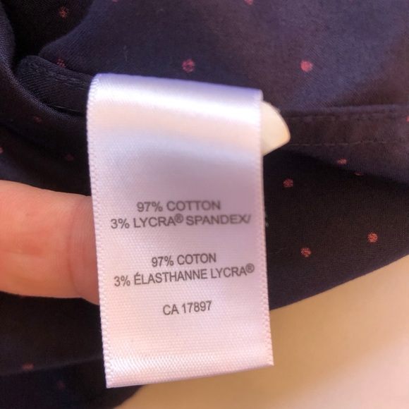 Banana Republic Polka Dot Button Down Top - Picture 8 of 10